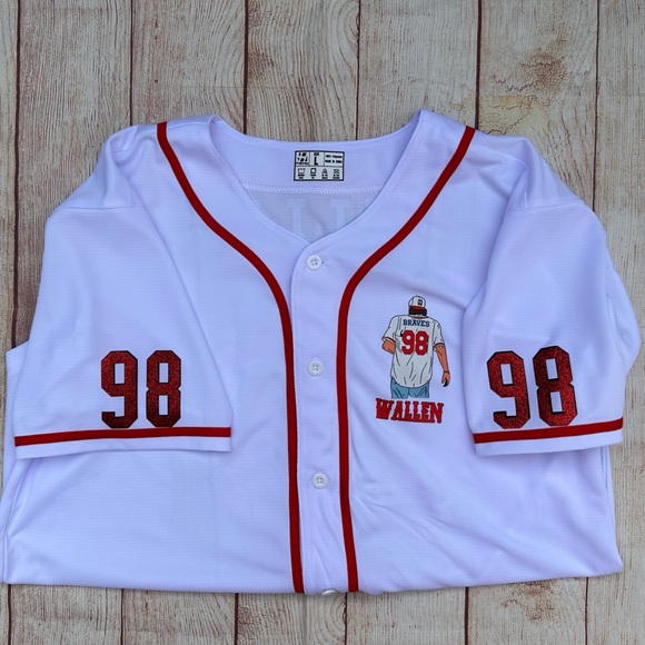 Morgan Wallen 98 Braves Jersey - Picture 4 of 6